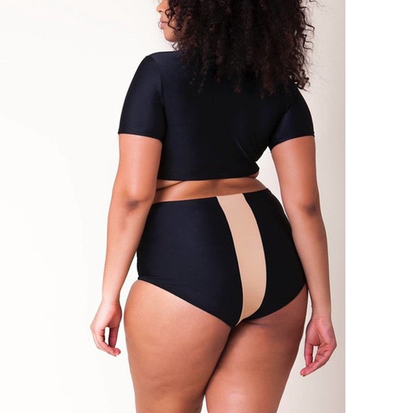 Women Plus Size High Waist Bikini - Picture 3 of 8